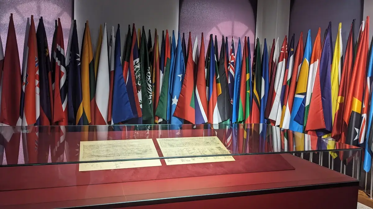 Kosovo Museum, vlaggen van erkennende landen